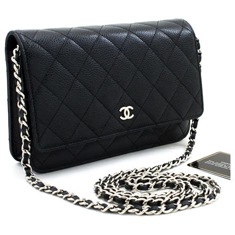 chanel crossbody wallet on chain